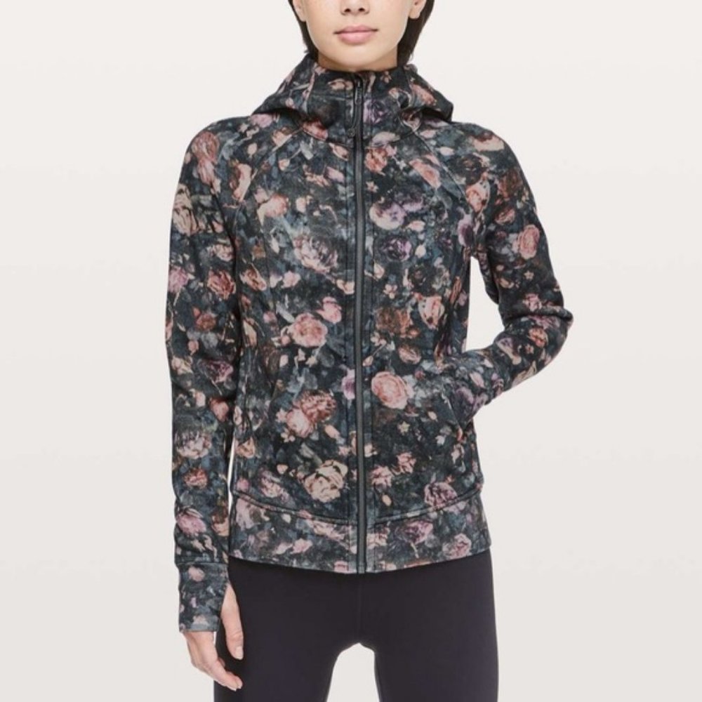 LULULEMON SIGNATURE HOODIE FLORAL size 8